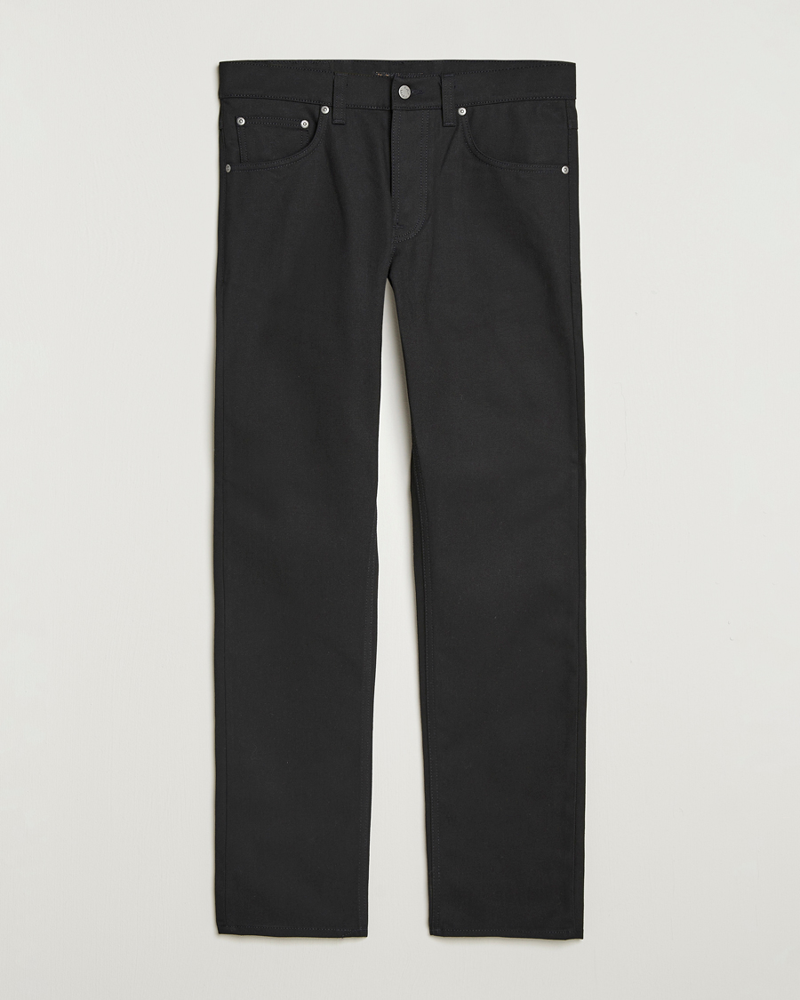 Mies | Housut | Nudie Jeans | Solid Ollie Jeans Dry Pure Black