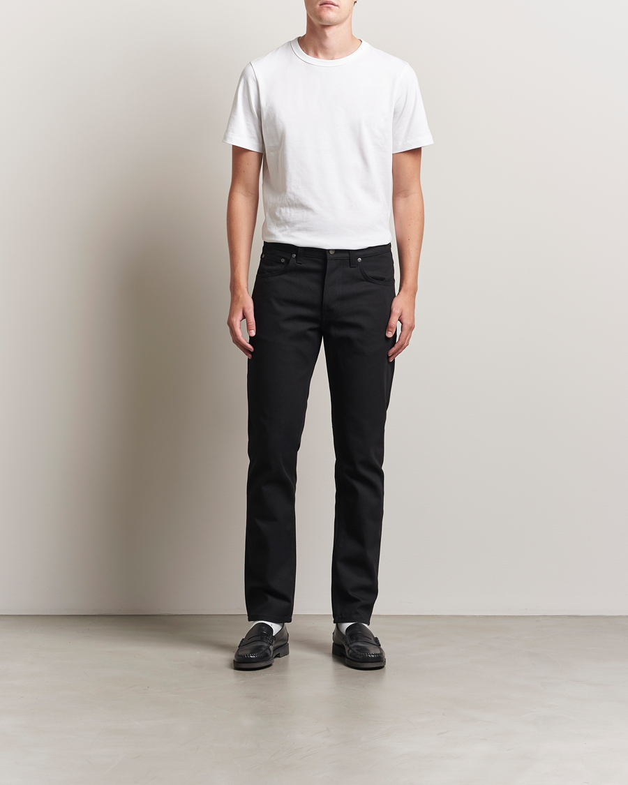 Mies | Housut | Nudie Jeans | Solid Ollie Jeans Dry Pure Black