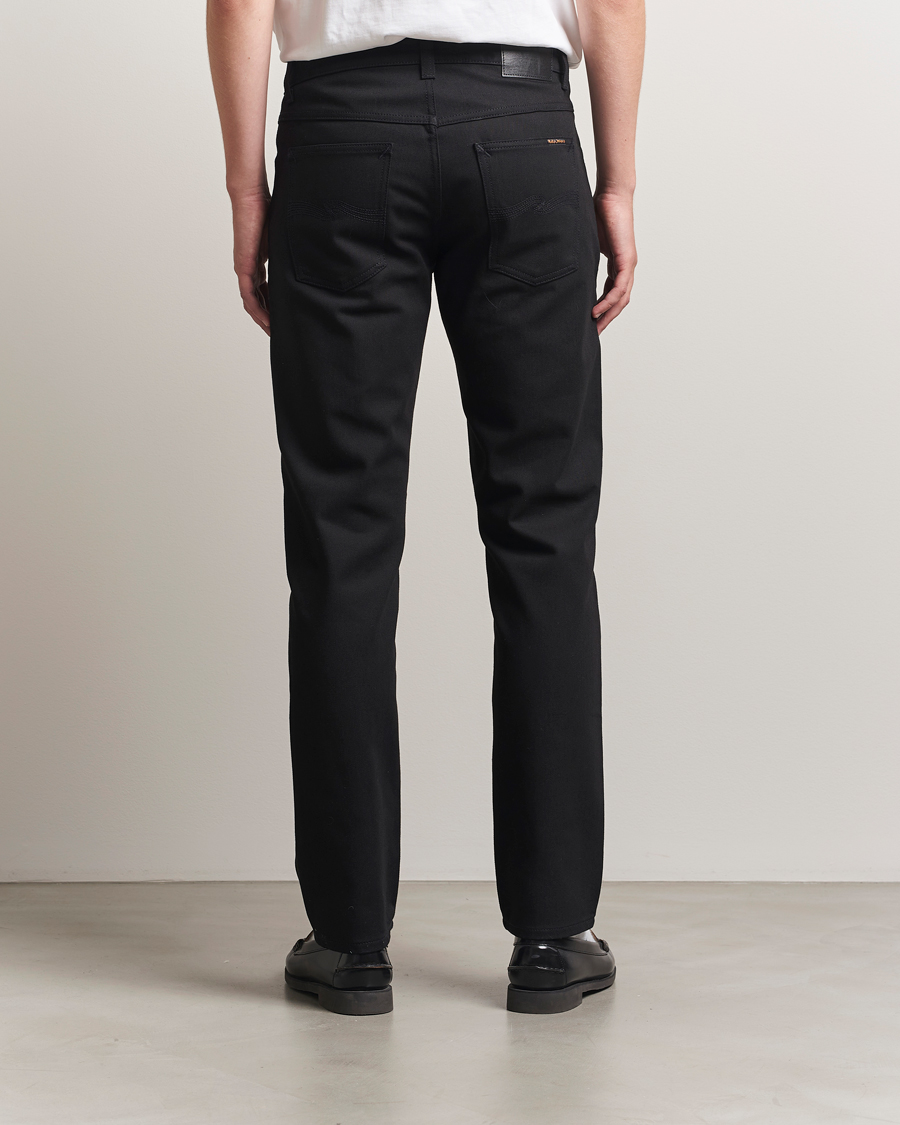 Mies | Housut | Nudie Jeans | Solid Ollie Jeans Dry Pure Black
