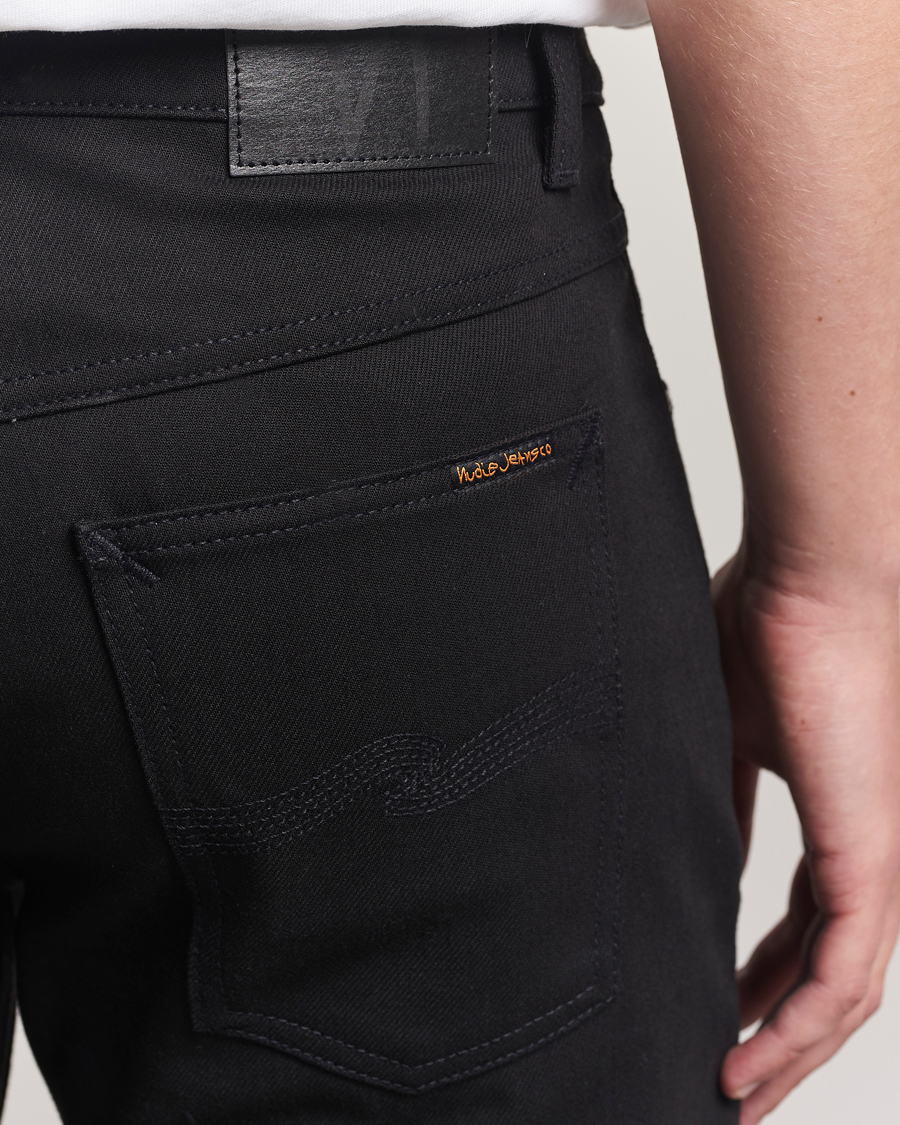 Mies | Housut | Nudie Jeans | Solid Ollie Jeans Dry Pure Black