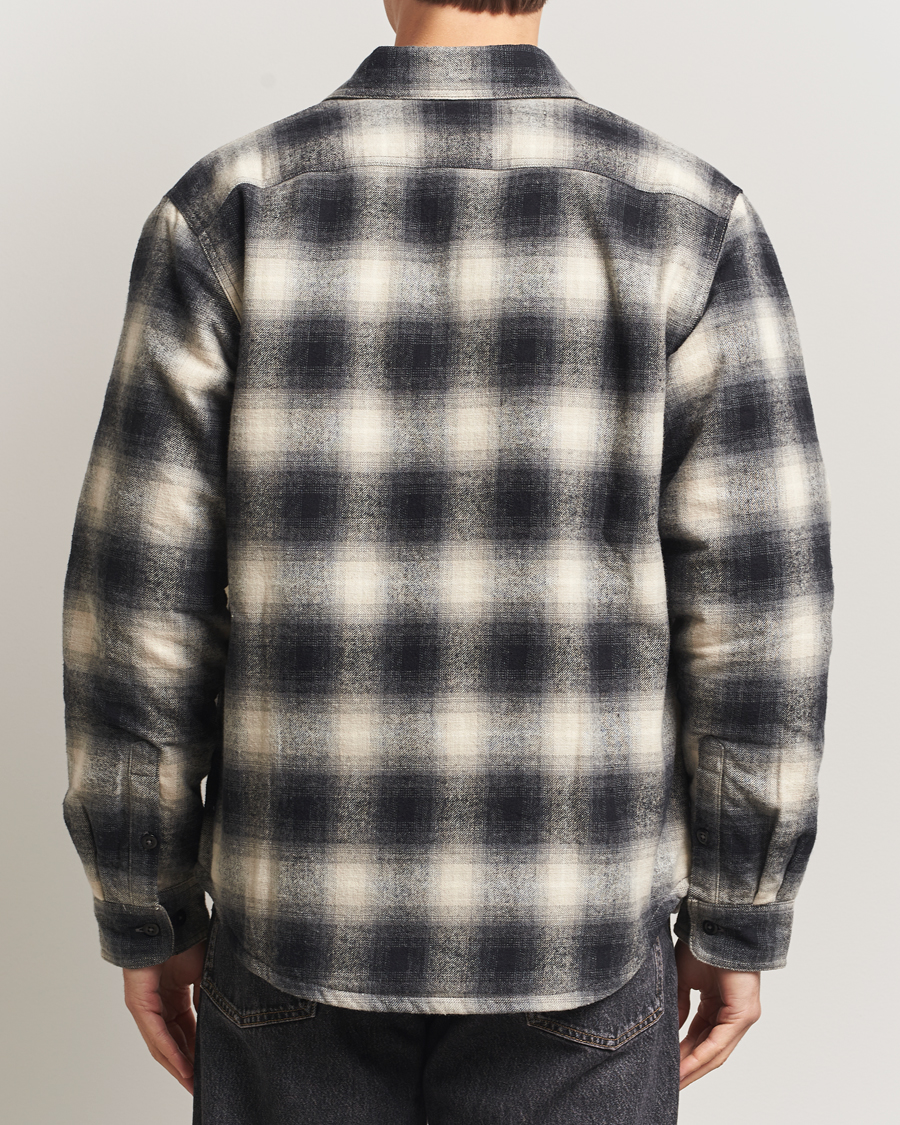 Mies | Kauluspaidat | Nudie Jeans | Glenn Padded Checked Overshirt Black