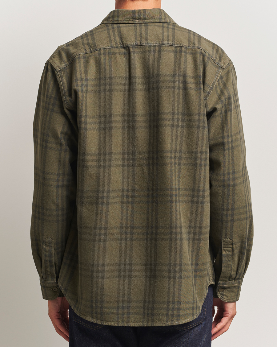 Mies | Kauluspaidat | Nudie Jeans | Julian Worker Checked Shirt Olive