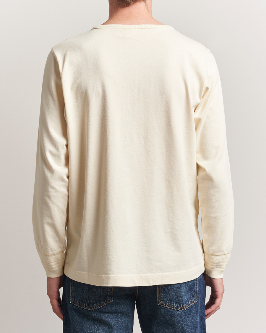Mies | Puserot | Nudie Jeans | Long Sleeved Henley Ecru