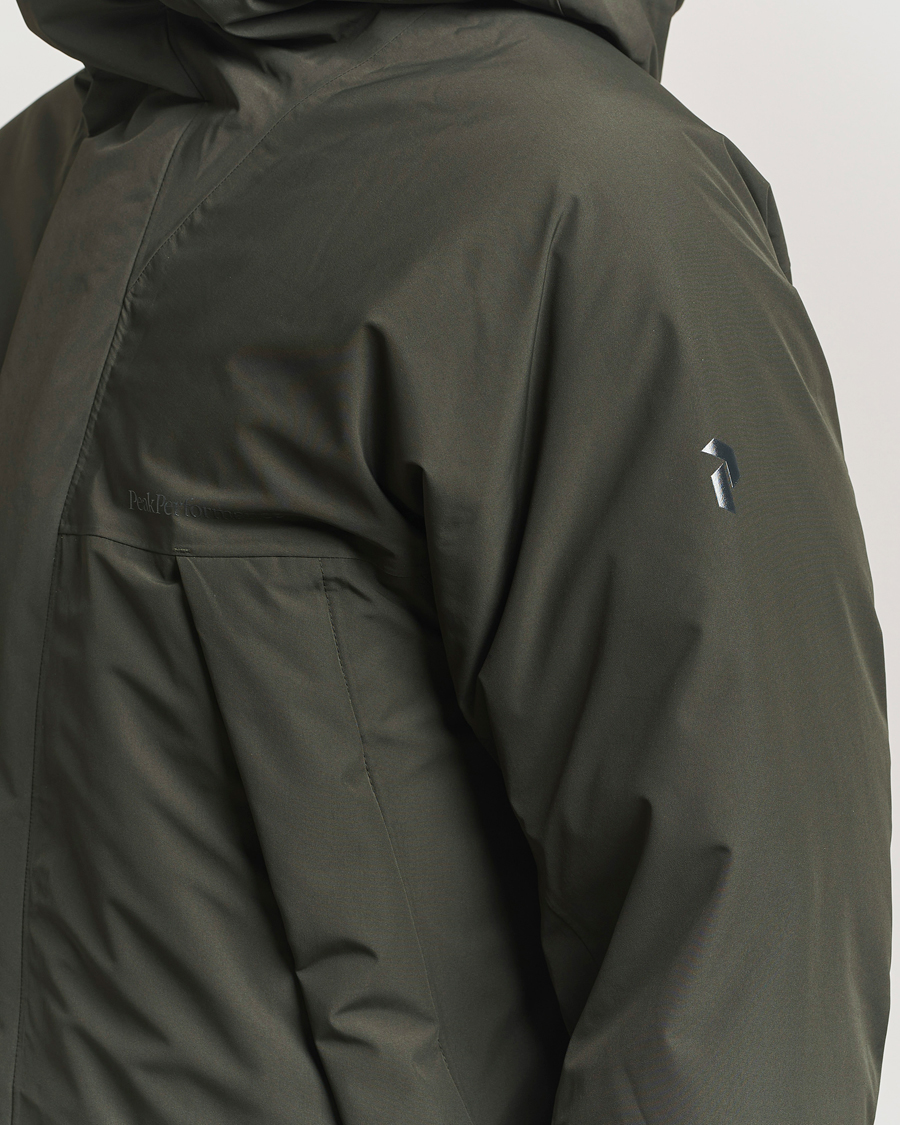 Mies | Takit | Peak Performance | Treeline Down Parka Olive Extreme