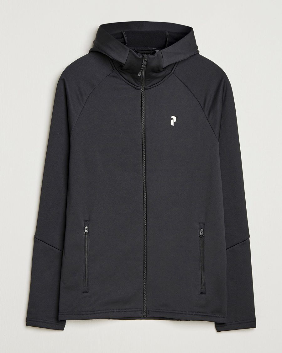 Mies | Puserot | Peak Performance | Rider Hooded Full Zip Black