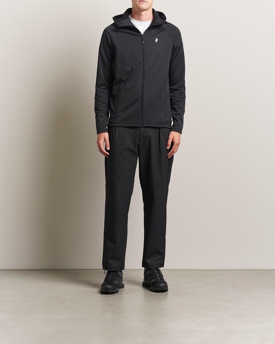 Mies | Puserot | Peak Performance | Rider Hooded Full Zip Black