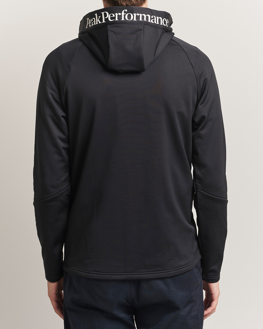 Mies | Puserot | Peak Performance | Rider Hooded Full Zip Black