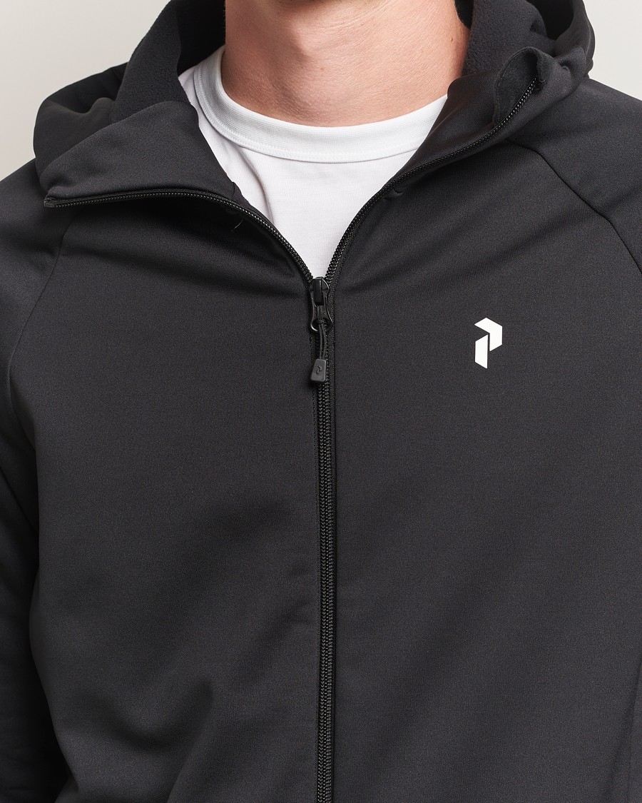 Mies | Puserot | Peak Performance | Rider Hooded Full Zip Black