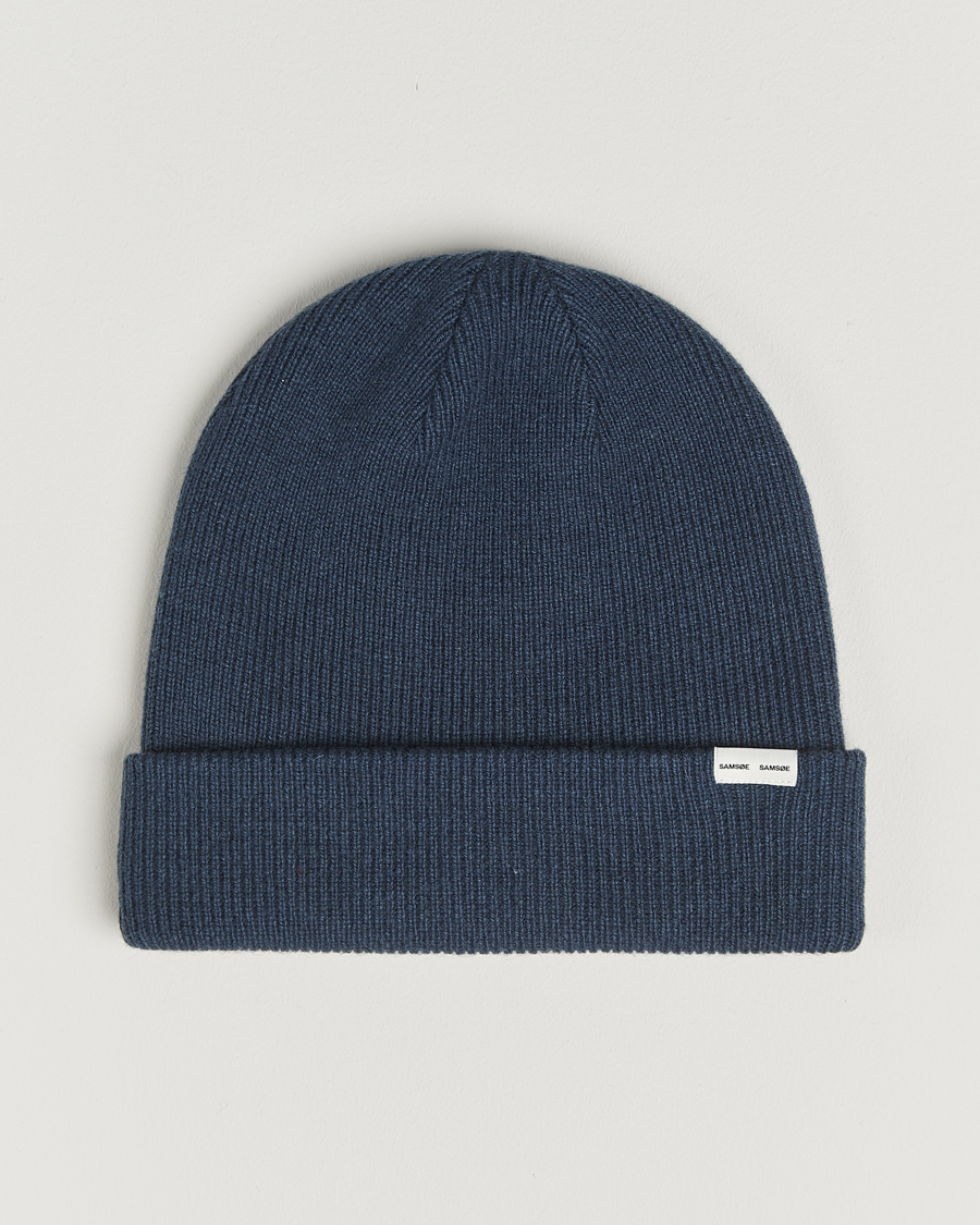 Mies | Pipot | Samsøe Samsøe | The Wool Beanie Midnight Navy