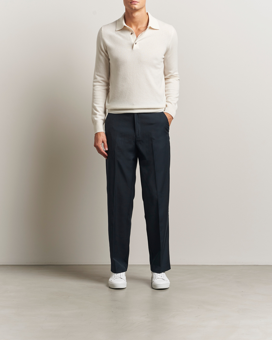 Mies | Housut | Samsøe Samsøe | Noah Pleated Trousers Salute Navy