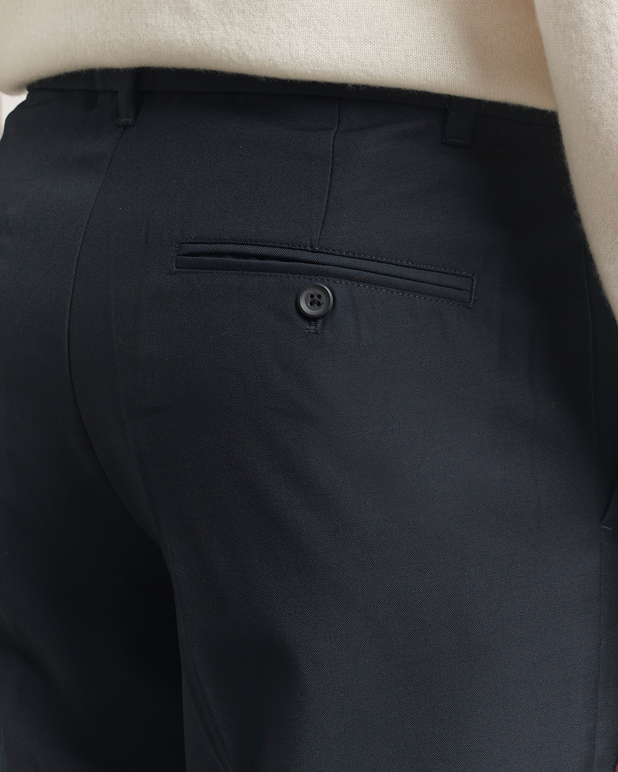 Mies | Housut | Samsøe Samsøe | Noah Pleated Trousers Salute Navy