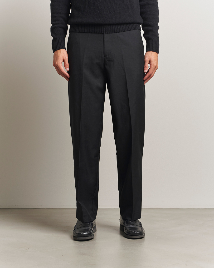 Mies | Housut | Samsøe Samsøe | Noah Pleated Trousers Black