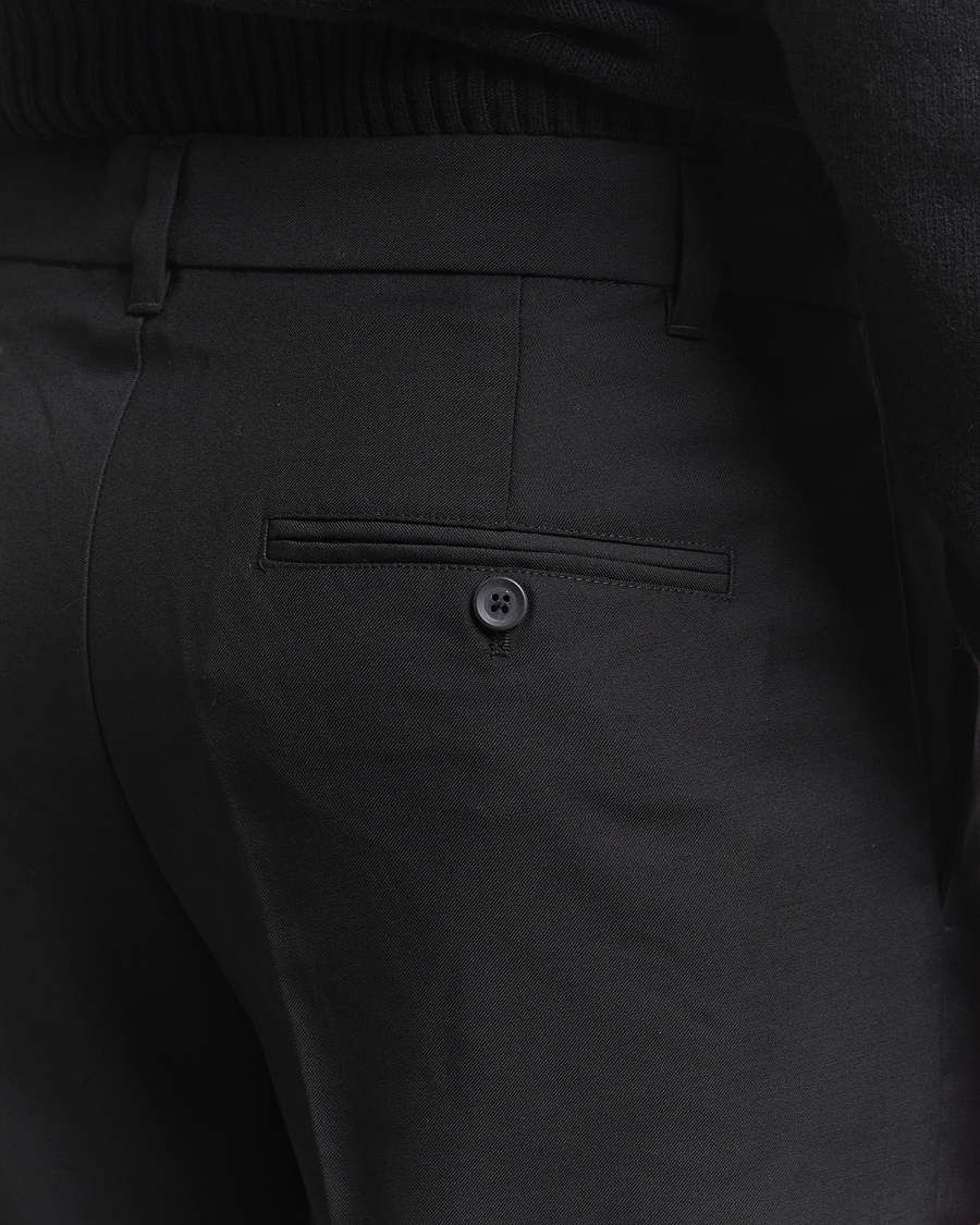 Mies | Housut | Samsøe Samsøe | Noah Pleated Trousers Black
