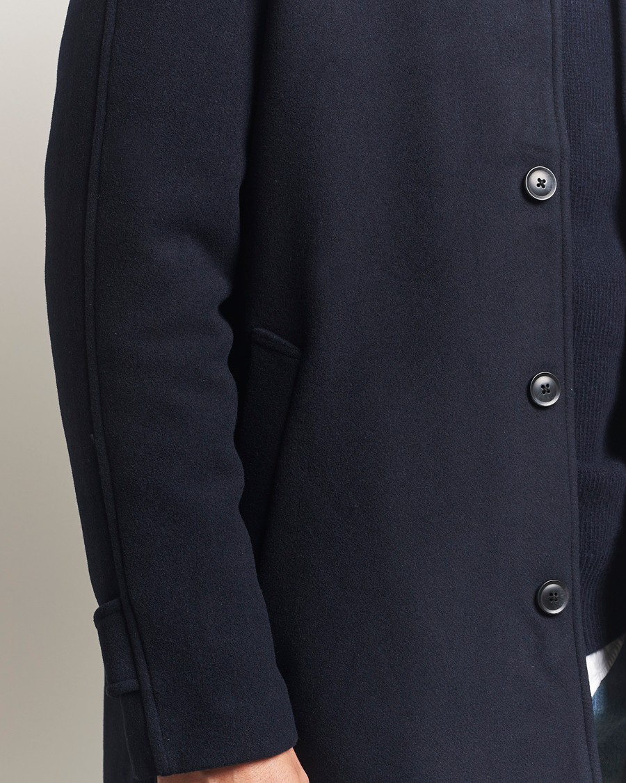 Mies | Takit | Samsøe Samsøe | Labby Wool Coat Salute Navy