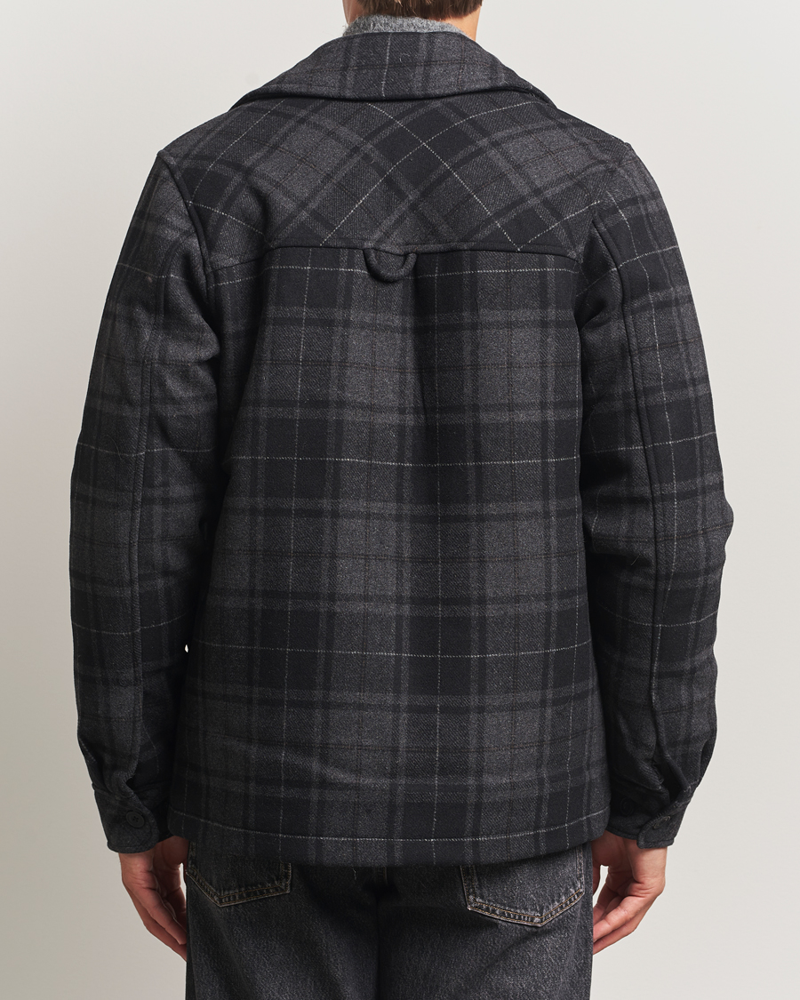 Mies | Takit | Samsøe Samsøe | Pally Padded Shirt Jacket Black