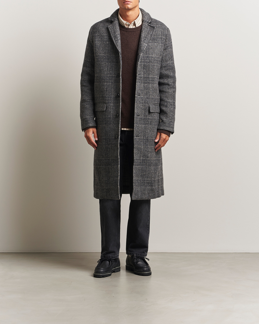 Mies | Takit | Samsøe Samsøe | Tesfa Checked Coat Grey