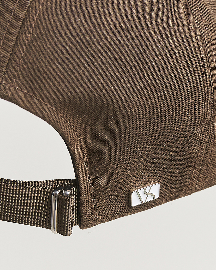 Mies | Päähineet | Varsity Headwear | Oilskin Baseball Cap Chestnut Brown