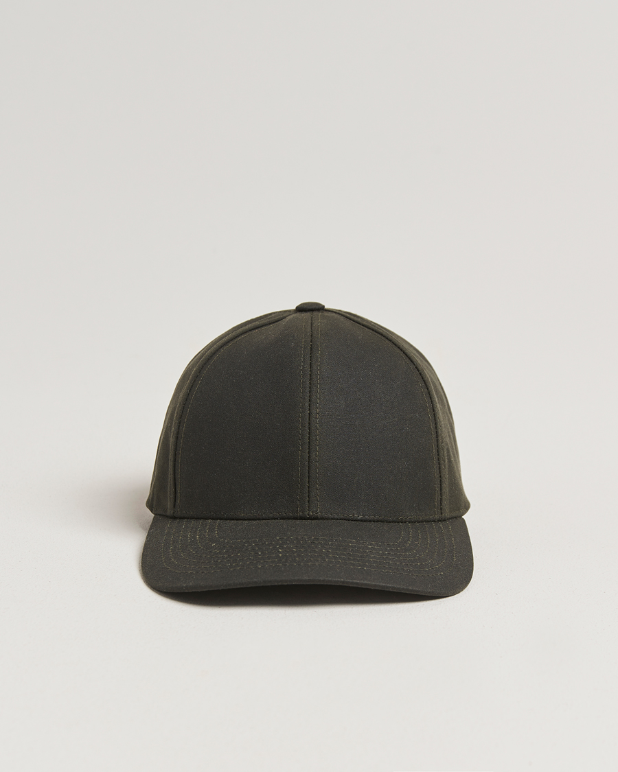 Mies | Päähineet | Varsity Headwear | Oilskin Baseball Cap Ivy Green