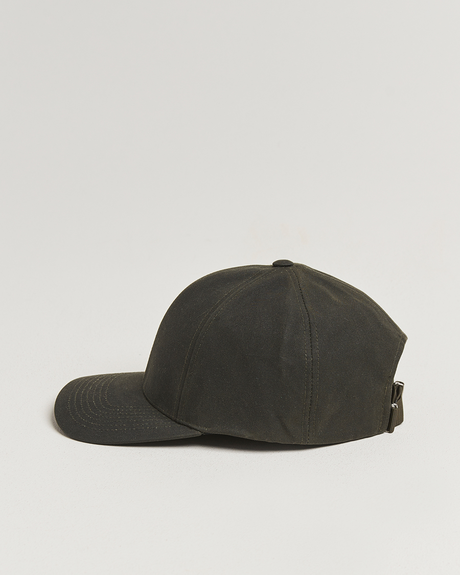 Mies | Päähineet | Varsity Headwear | Oilskin Baseball Cap Ivy Green