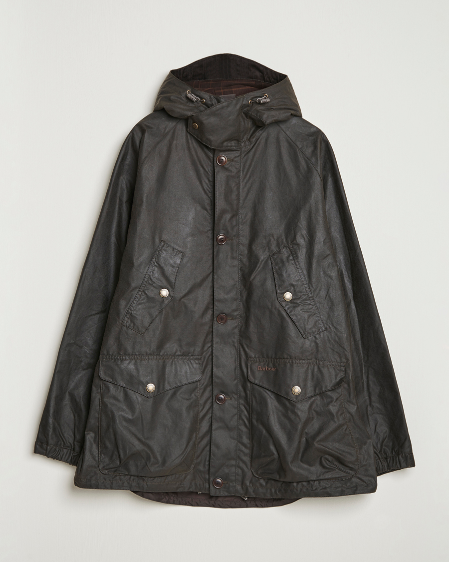 Mies | Takit | Barbour Heritage | Re-Engineered Endurance Mountain Wax Parka Olive