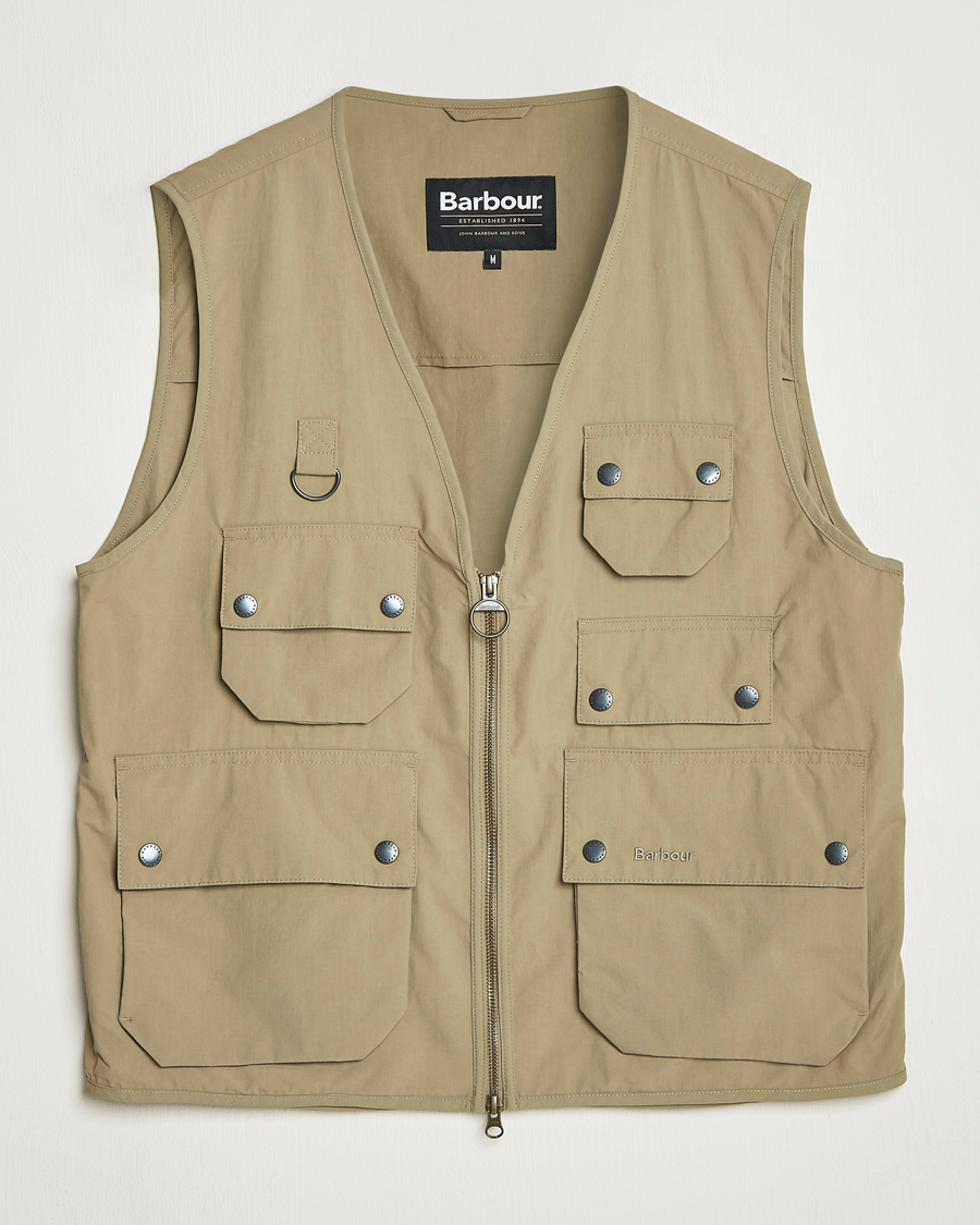 Mies | Ulkoliivit | Barbour Heritage | Utility Editor Casual Vest British Khaki