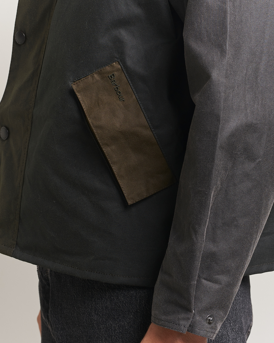 Mies | Takit | Barbour Heritage | Patchwork Transport Wax Jacket Sage Multi