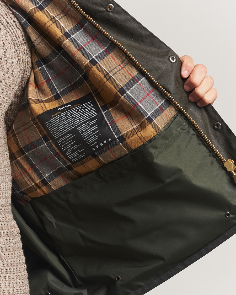 Mies | Takit | Barbour Heritage | Patchwork Transport Wax Jacket Sage Multi
