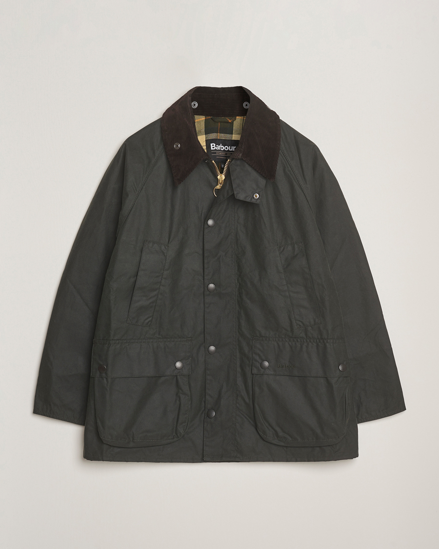 Mies | Takit | Barbour Heritage | Oversize Bedale Wax Jacket Sage