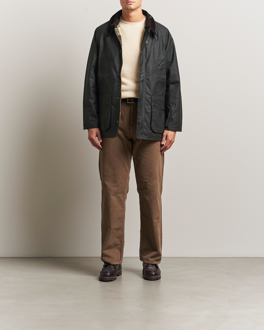 Mies | Takit | Barbour Heritage | Oversize Bedale Wax Jacket Sage