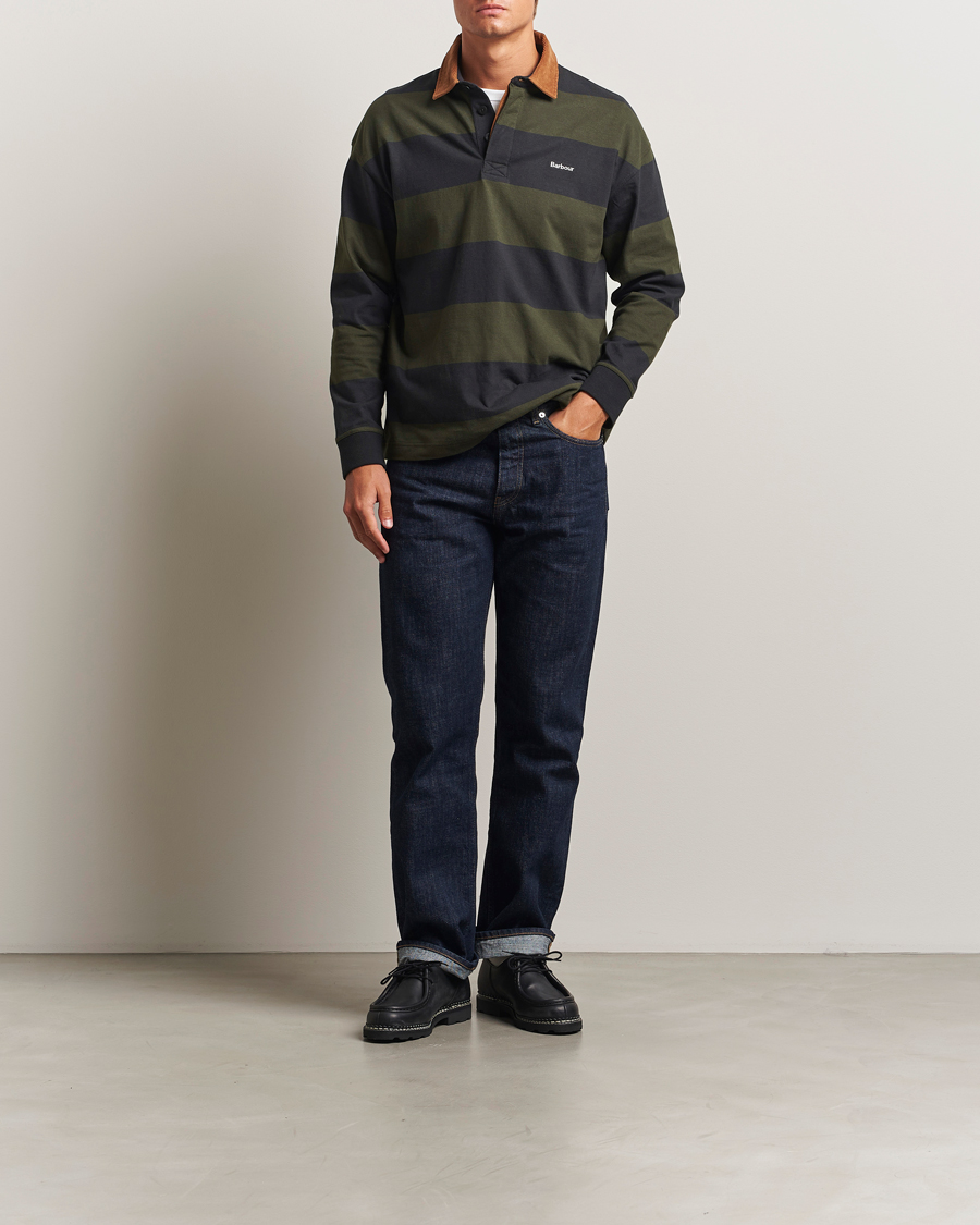 Mies | Puserot | Barbour Heritage | Newclose Rugby Shirt Black