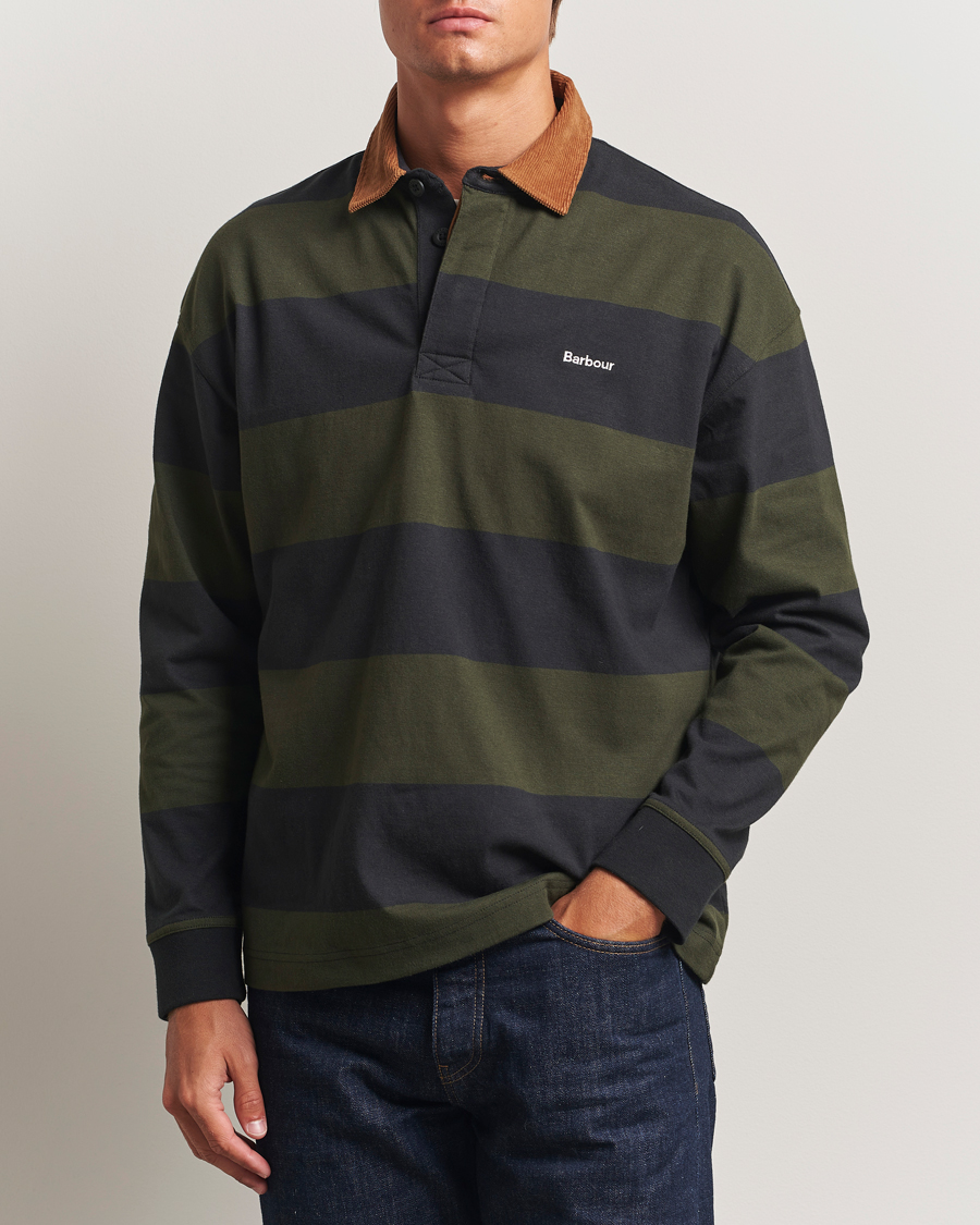 Mies | Puserot | Barbour Heritage | Newclose Rugby Shirt Black