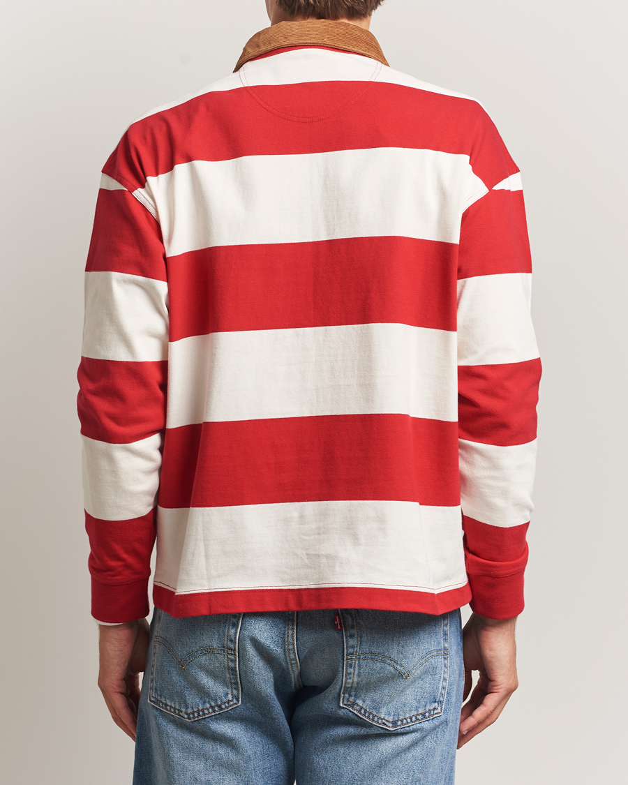 Mies | Puserot | Barbour Heritage | Newclose Rugby Shirt Brick Red