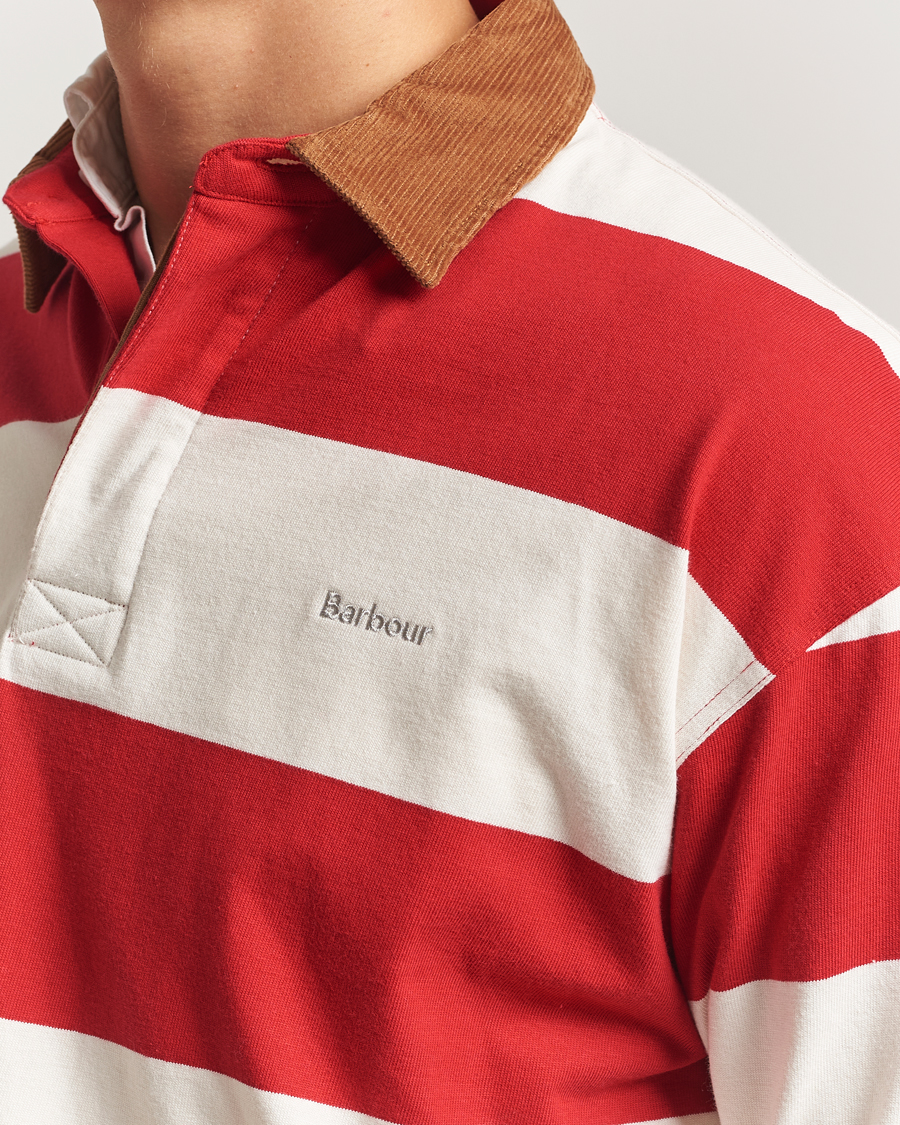 Mies | Puserot | Barbour Heritage | Newclose Rugby Shirt Brick Red