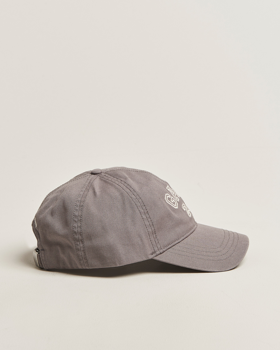 Mies | Päähineet | GANT 240 Mulberry Street | Washed Canvas Cap Steel Grey