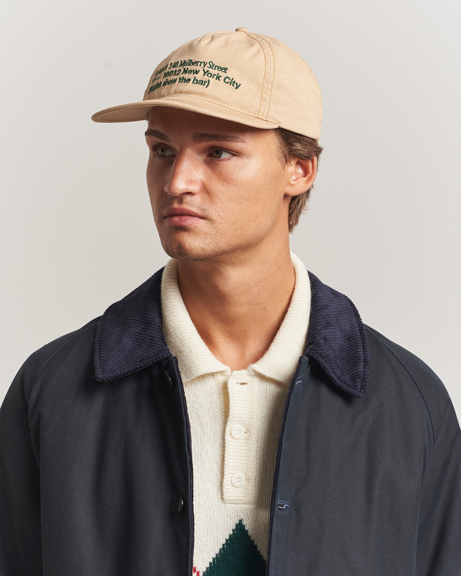 Mies | Päähineet | GANT 240 Mulberry Street | Canvas Cap Light Taupe