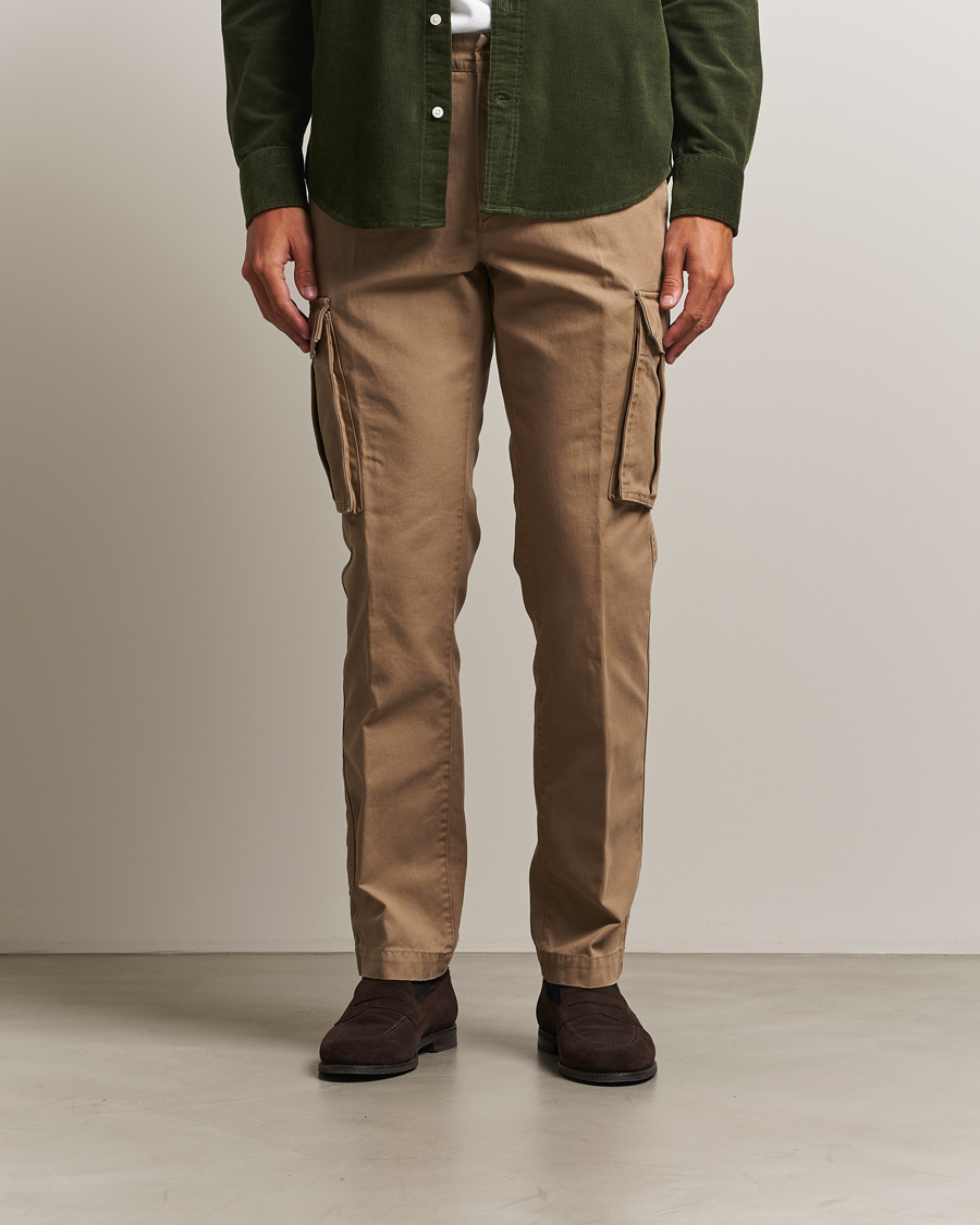 Mies | Housut | Gant | Regular Fit Cotton Twill Cargo Pants Light Taupe