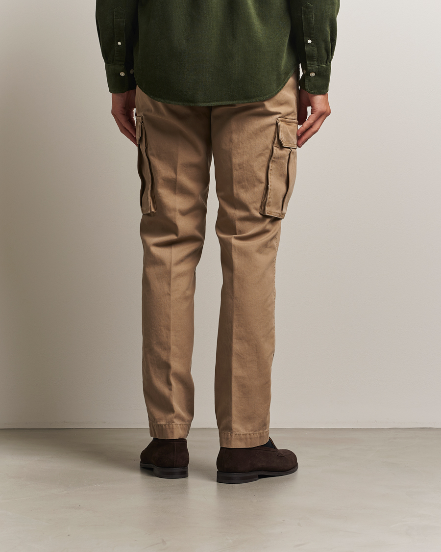 Mies | Housut | Gant | Regular Fit Cotton Twill Cargo Pants Light Taupe