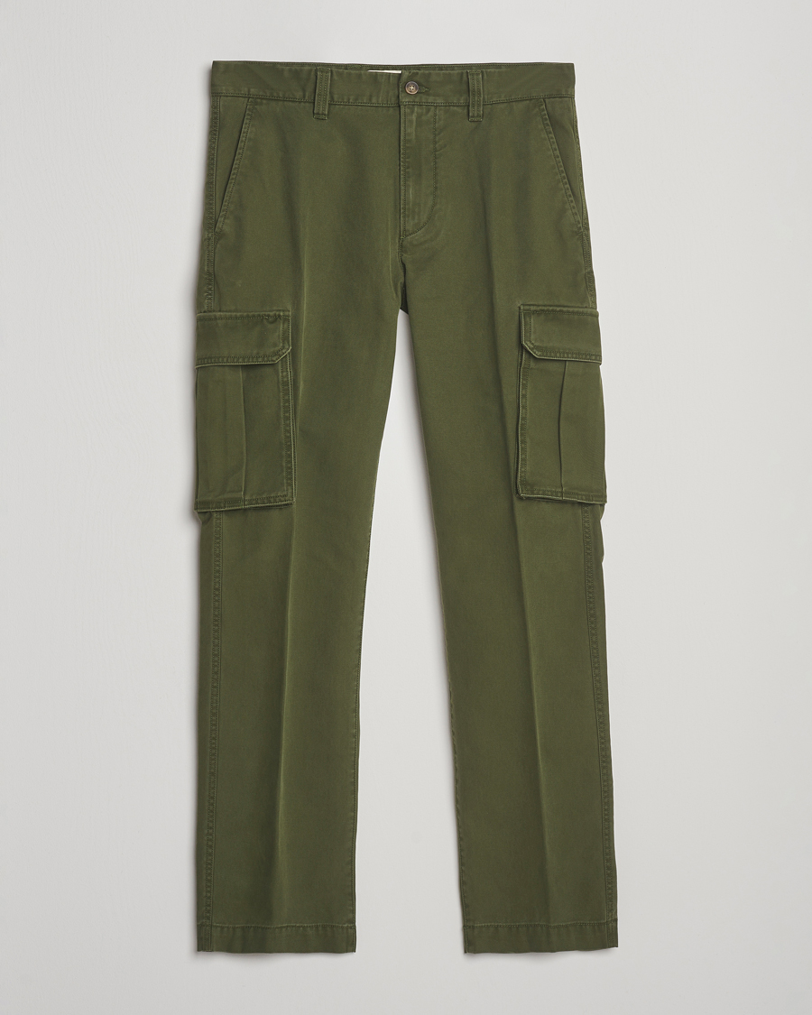 Mies | Housut | Gant | Regular Fit Cotton Twill Cargo Pants Country Green