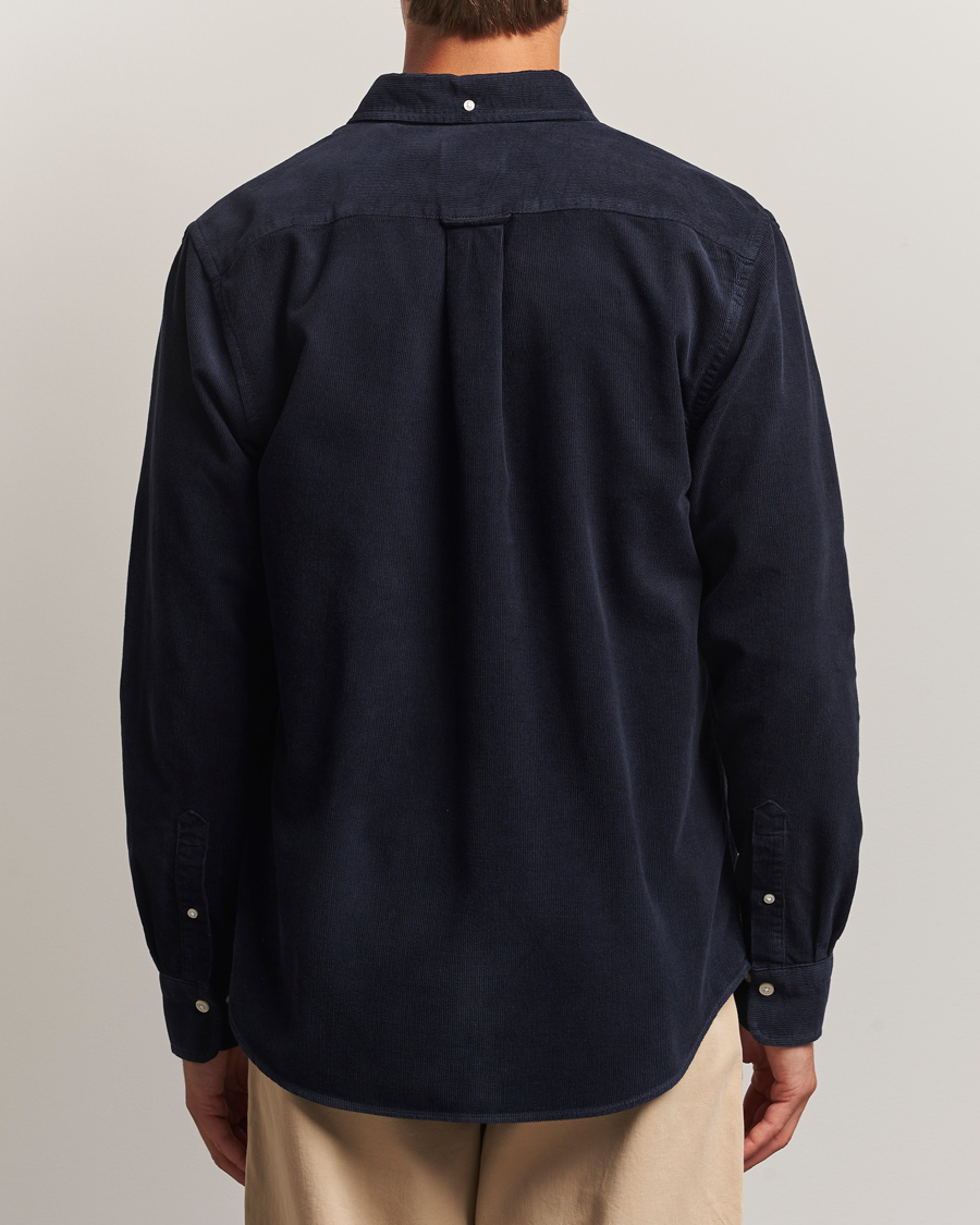 Mies | Kauluspaidat | Gant | Regular Fit Corduroy Shirt Evening Blue