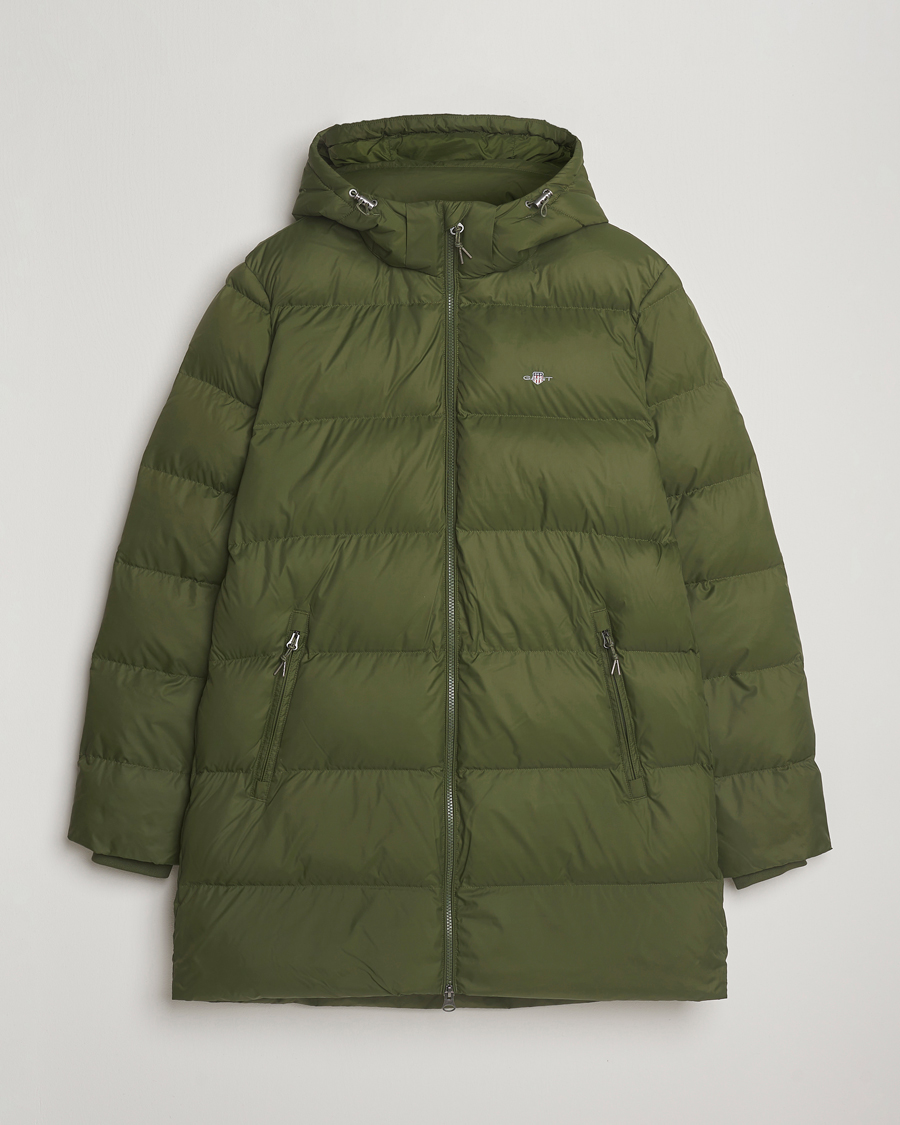 Mies | Takit | GANT | The Active Cloud Mid Length Jacket Country Green