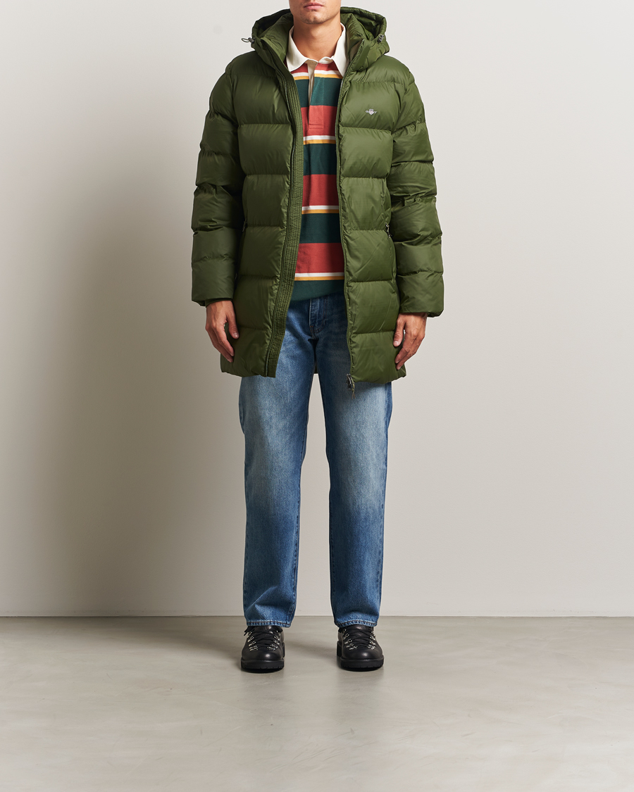 Mies | Takit | GANT | The Active Cloud Mid Length Jacket Country Green
