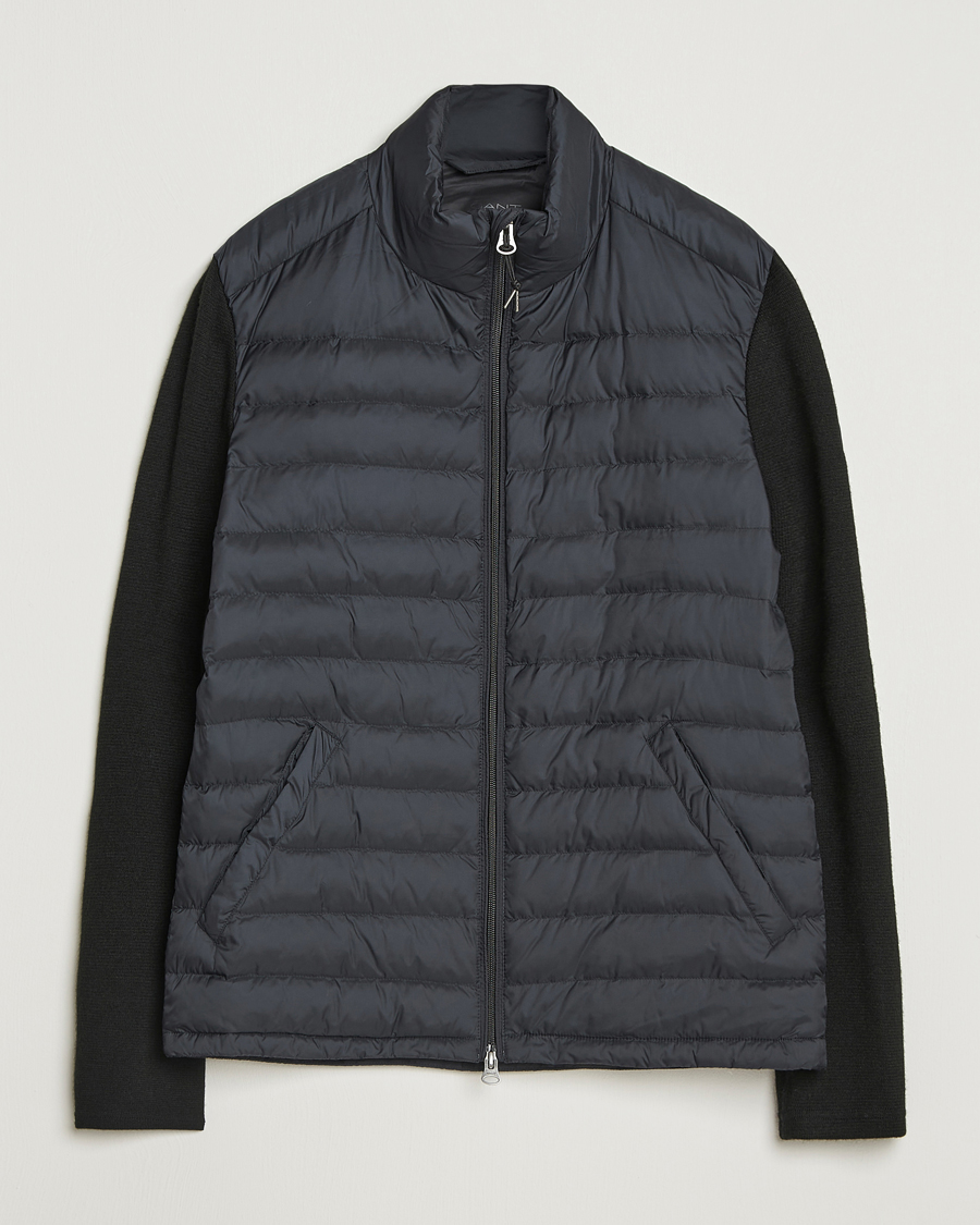 Mies | Takit | GANT | Mixed Media Hybrid Jacket Black