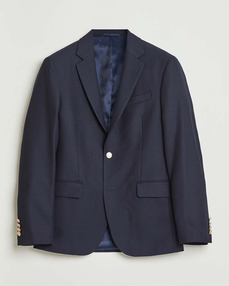 Mies | Pikkutakit | Gant | Wool Club Blazer Evening Blue