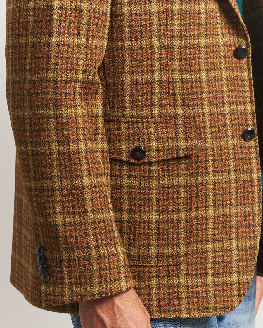 Mies | Pikkutakit | Gant | Checked Tweed Blazer Peanut Butter