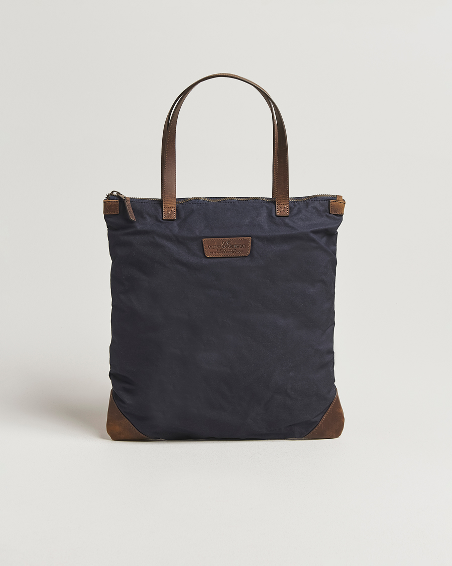 Mies | Laukut | GANT | Waxed Cotton Tote Bag Evening Blue