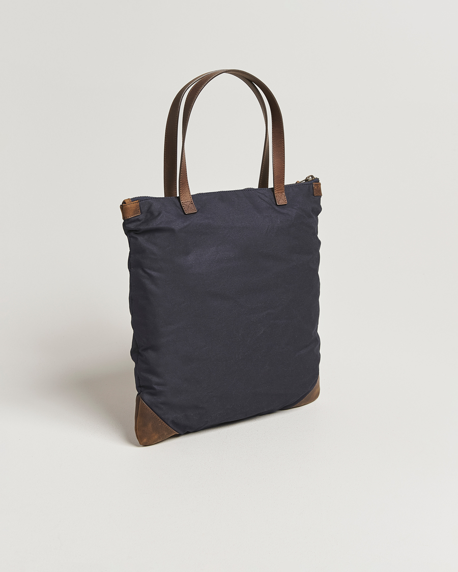 Mies | Laukut | GANT | Waxed Cotton Tote Bag Evening Blue