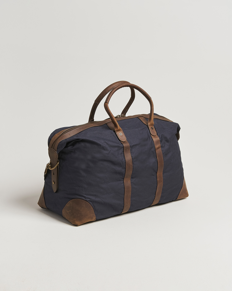 Mies | Laukut | GANT | Waxed Cotton Duffle Bag Evening Blue