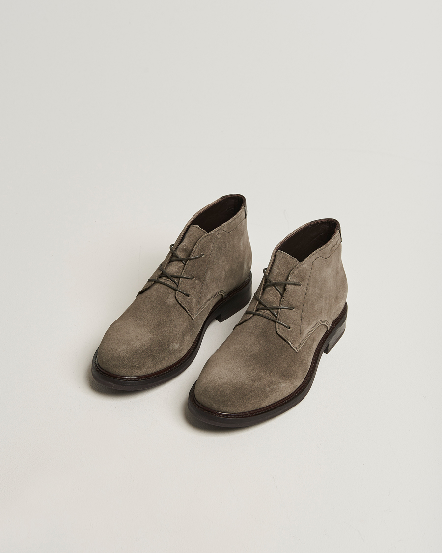 Mies | Nilkkurit | Gant | St Fairkon Suede Chukka Boot Dark Taupe