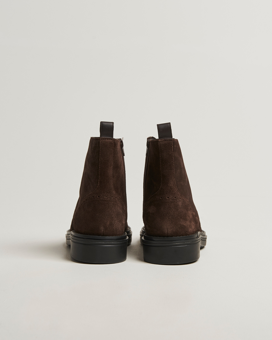 Mies | Nilkkurit | Gant | Boggar Suede Brouge Boot Espresso Brown