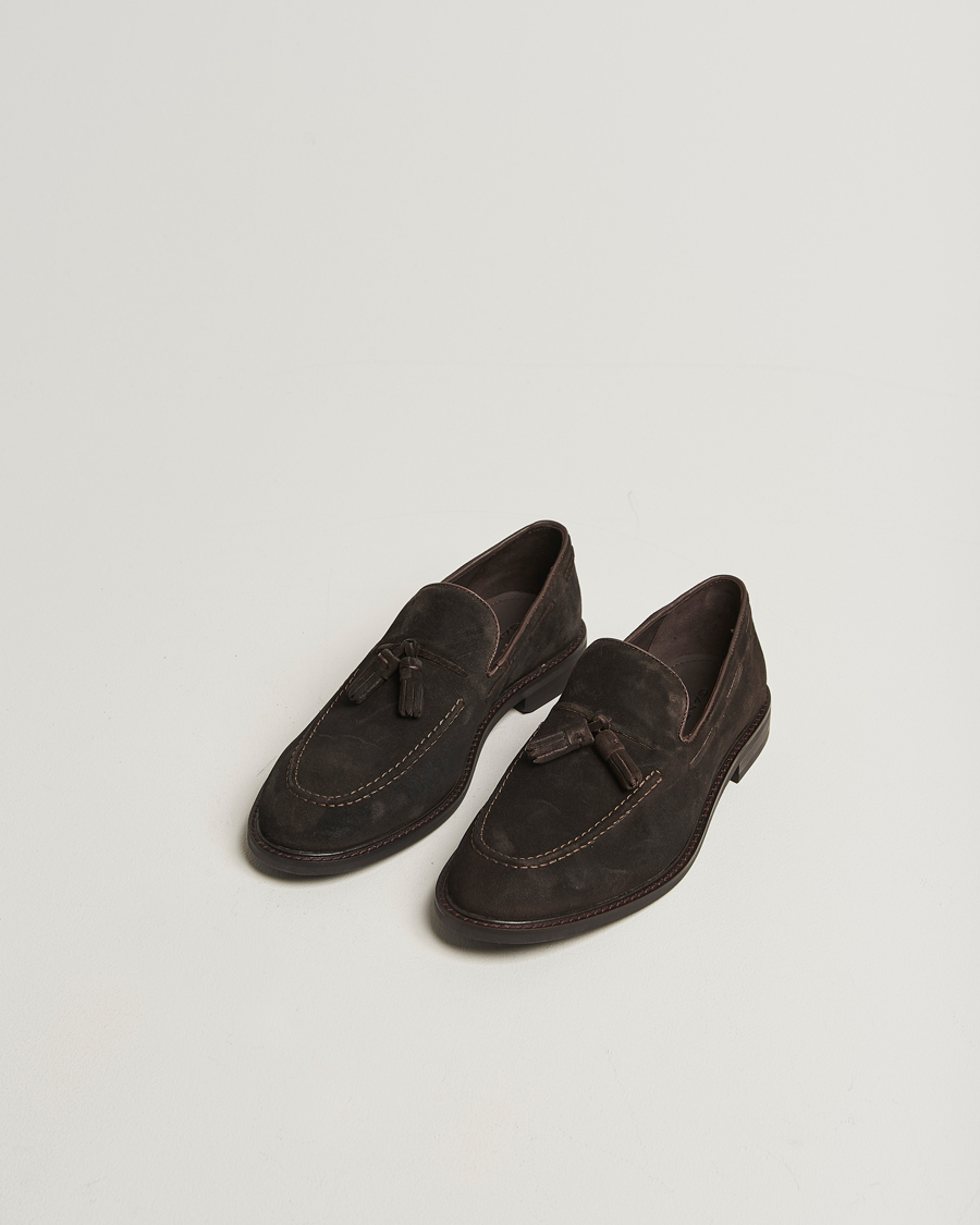 Mies | GANT Lozham Suede Tassle Loafer Dark Brown | GANT | Lozham Suede Tassle Loafer Dark Brown